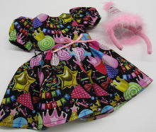 Load image into Gallery viewer, Happy Birthday Dress w Hat 18 inch Doll
