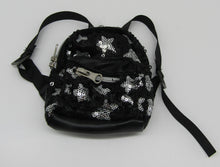 Load image into Gallery viewer, Sequin Mini Backpack 18, 15 &amp; 14 inch Doll: Black Star
