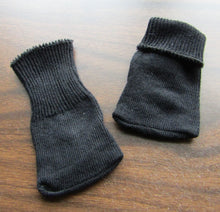 Load image into Gallery viewer, Fold-over Socks 18 &amp; 15 inch Doll: Red &amp; Black 2 Pack
