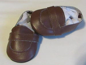 18" Doll Loafers: Brown