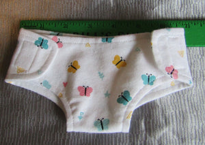 15" Bitty Baby Diapers: Butterflies & Hot Pink (2 Pack)