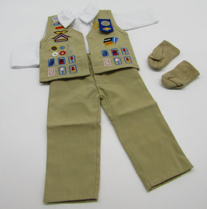 18" Doll Cadet Girl Scout 4 Pc Uniform