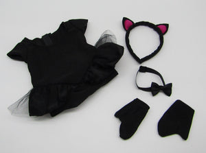 18" Doll 4 Pc Dance Outfit: Kitty Cat