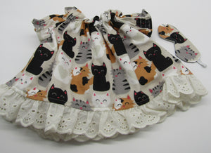 18" Doll Pull-on Cat Nightgown