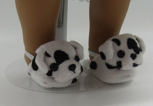 Dalmatian Slippers 18 inch Doll