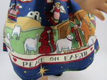 Load image into Gallery viewer, Nativity Border Print  Dress 18 inch Doll
