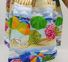 Load image into Gallery viewer, Beach Umbrella Border-print  Dress w Hat
