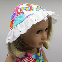 Load image into Gallery viewer, Beach Umbrella Border-print  Dress w Hat
