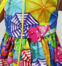Load image into Gallery viewer, Beach Umbrella Dress w Headscarf
