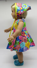 Load image into Gallery viewer, Beach Umbrella Dress w Headscarf

