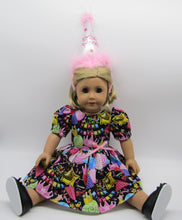Load image into Gallery viewer, Happy Birthday Dress w Hat 18 inch Doll
