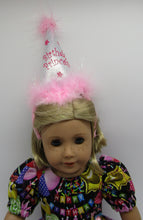 Load image into Gallery viewer, Happy Birthday Dress w Hat 18 inch Doll
