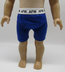 Boxers 18 inch Doll: Blue