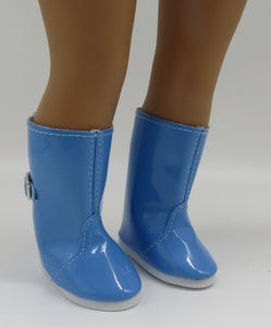 Rain Boots 18 inch Doll: Bright Blue