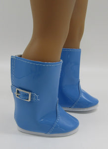 Rain Boots 18 inch Doll: Bright Blue