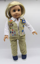 Load image into Gallery viewer, Canvas Slip-on Shoes 18 &amp; 15 inch Doll: Navy Blue
