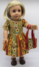 Load image into Gallery viewer, Sunburst Cutout Buckled Shoes 18 &amp; 15 inch Doll: Brown
