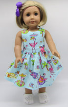 Load image into Gallery viewer, Flamingos at the Beach Dress 18 inch Doll
