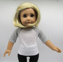 Load image into Gallery viewer, 2 Pack Ragland T-Shirt 18 inch Doll: Black and Gray
