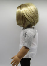 Load image into Gallery viewer, 2 Pack Ragland T-Shirt 18 inch Doll: Black and Gray
