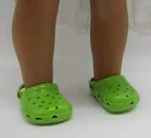 Load image into Gallery viewer, Clogs 18 &amp; 15 inch Doll: Bright Green
