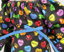 Load image into Gallery viewer, Conversation Hearts for Dog Lovers Dress 18 inch Doll
