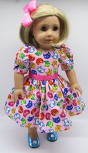 Load image into Gallery viewer, 18" Doll Kitty Face Dress: Pink
