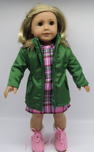 Load image into Gallery viewer, Hooded Coat, Plaid Dress &amp; Boots 18 inch Doll

