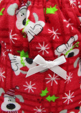Load image into Gallery viewer, Christmas Puppies Nightgown 2 Pc 18 inch Doll: Red &amp; White
