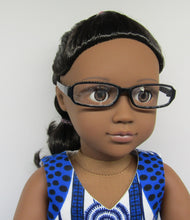 Load image into Gallery viewer, Glasses: Black Rectangular
