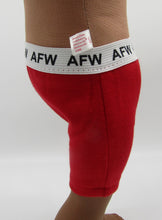 Load image into Gallery viewer, 18&quot; Doll Boxers: Red
