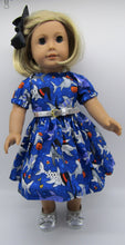 Load image into Gallery viewer, 18" Doll Halloween Shark Dress w Belt
