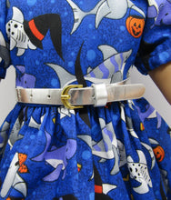 Load image into Gallery viewer, 18" Doll Halloween Shark Dress w Belt
