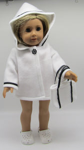 Clogs 18 & 15 inch Doll: White