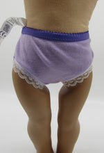 Load image into Gallery viewer, Underwear Two-Pack: Pink &amp; Purple w Lace
