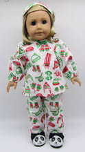Load image into Gallery viewer, 18" Doll 3 Pc Flannel Pajamas: Winter Wear
