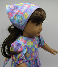 Load image into Gallery viewer, 18&quot; Doll Easter Egg-Print Dress w Headscarf
