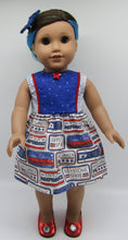 Load image into Gallery viewer, 18&quot; Doll Pennsylvania License Plates Dress
