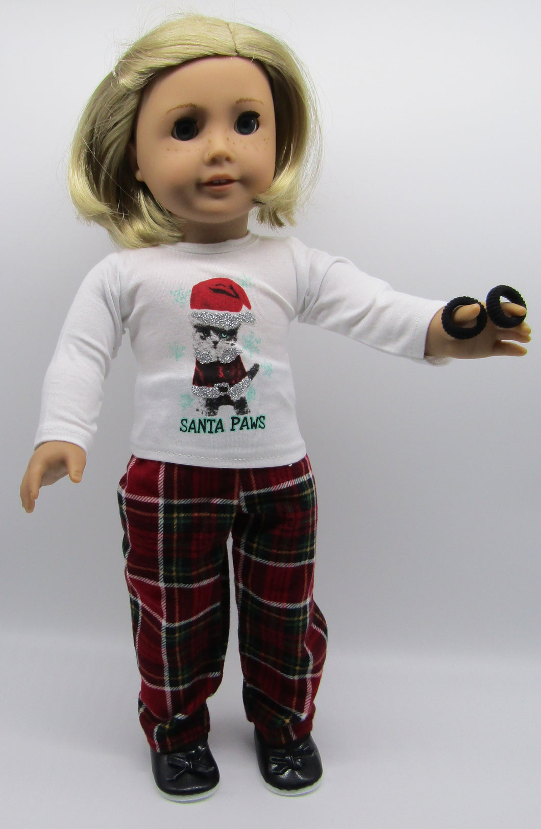 Santa Paws T-Shirt & Plaid Flannel Pants