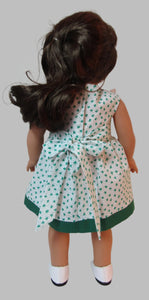 18" Doll St Patrick's Day Banded Dress