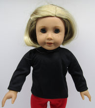 Load image into Gallery viewer, 18&quot; Doll Long Sleeved T-Shirt: Black
