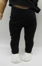 Load image into Gallery viewer, Classic Knit Leggings 18 inch Doll: Black
