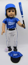 Load image into Gallery viewer, Blue 8 Pc Baseball Outfit
