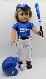 Blue 8 Pc Baseball Outfit