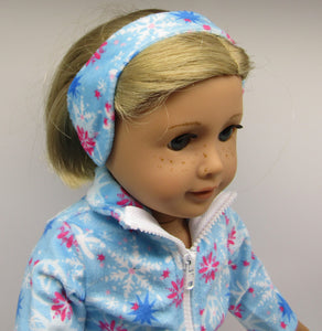 18" Doll 3 Pc Fleece Jacket, Leggings & Ear Warmer Set