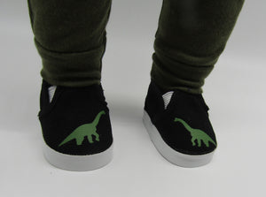 Dinosaur Canvas Shoes