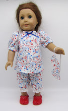 Load image into Gallery viewer, 18&quot; Doll Pajamas 3 Pc: Fireworks
