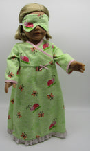 Load image into Gallery viewer, 18&quot; Doll Ladybug Nightgown: Mint Green
