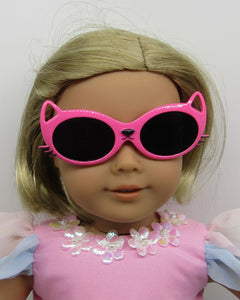 Cat Sunglasses: Hot Pink