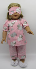 Load image into Gallery viewer, 18&quot; Doll Pajamas 3 Pc Sheep: Pink
